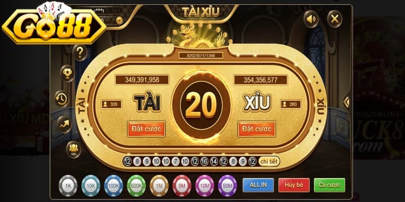 Tài xỉu Go88 giới thiệu luật chơi chi tiết